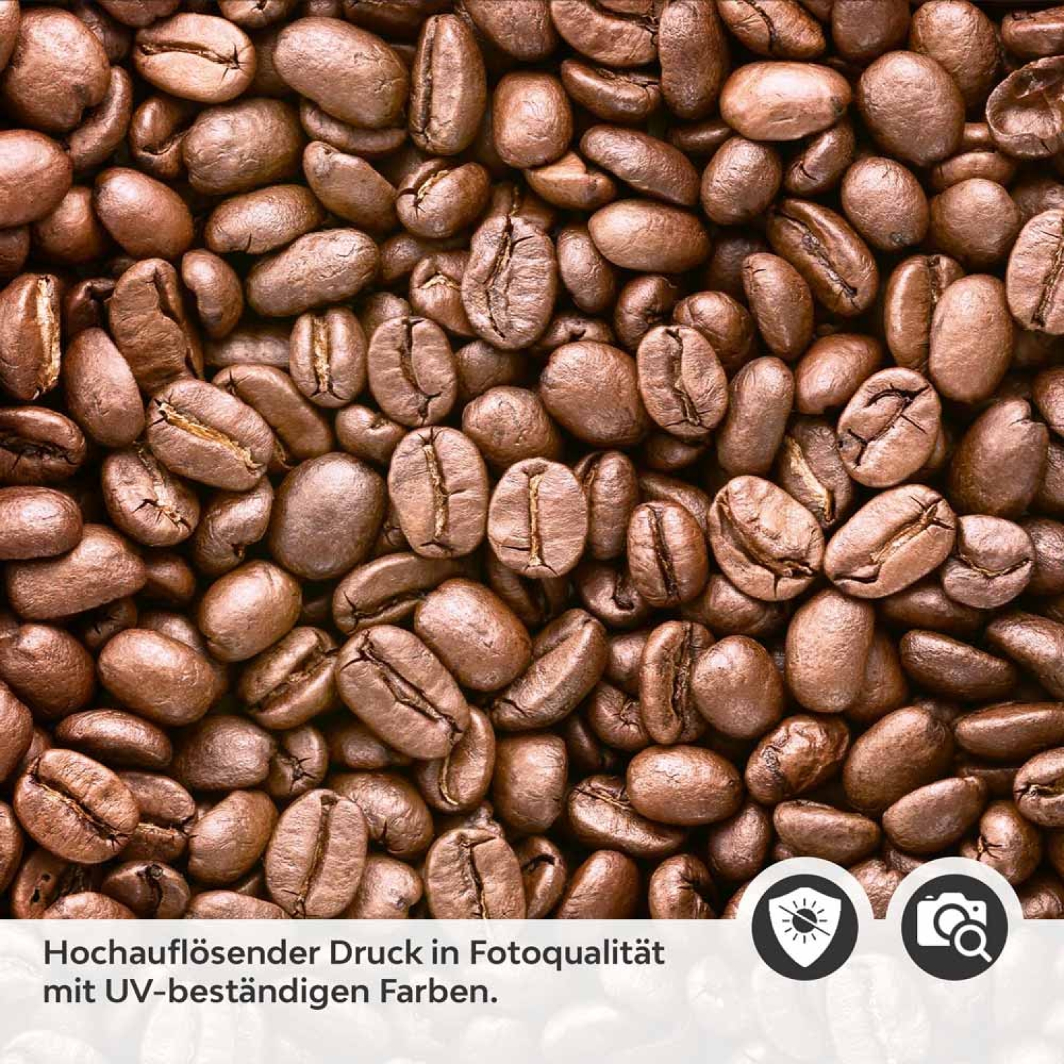 Küchenrückwand Folie Kaffeearoma - Meer an Bohnen Detailbild 2