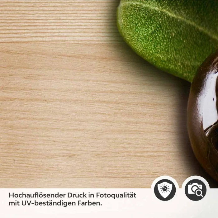 Küchenrückwand Folie Edles Oliven-Motiv auf Holzoptik Detailbild 2