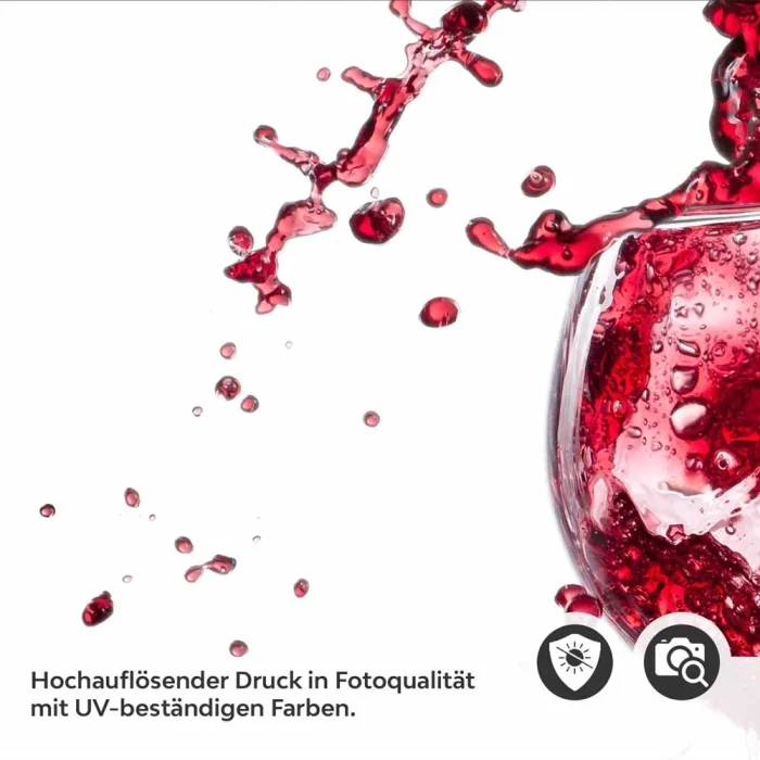 Küchenrückwand Folie Spritzender Wein - Weingenuss für die Küche Detailbild 2