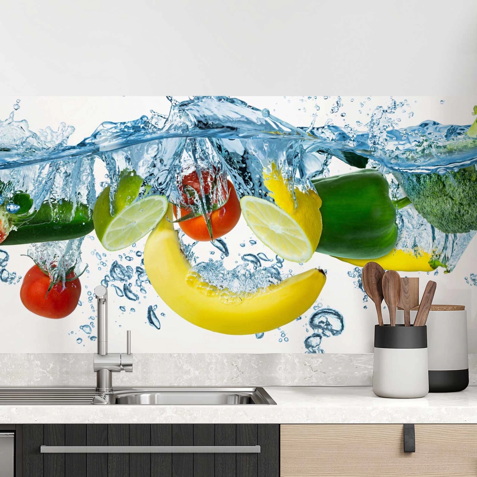 Küchenrückwand Folie Obst Splash Hauptbild 1