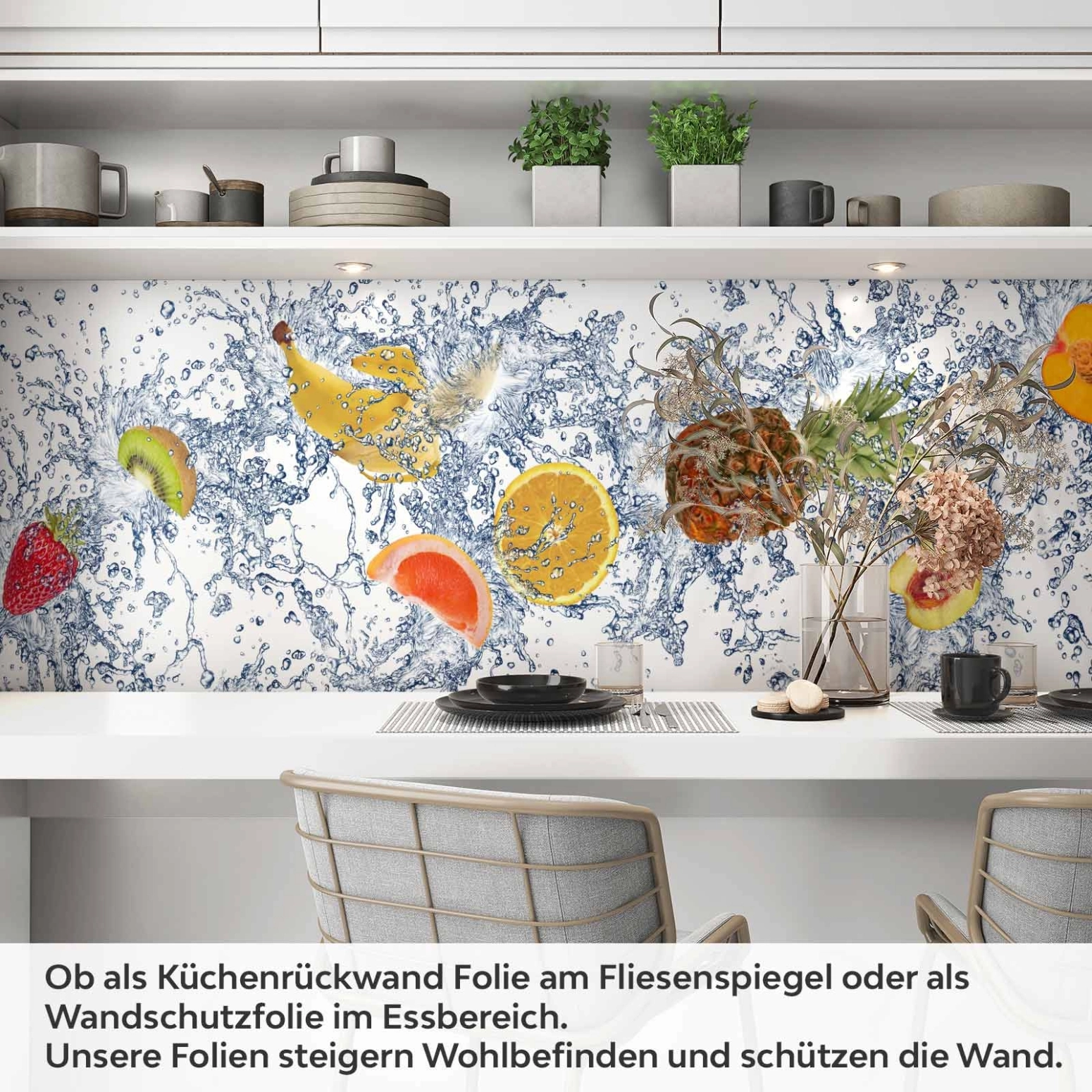 Küchenrückwand Folie Splashy Fruits Artikelbild 1