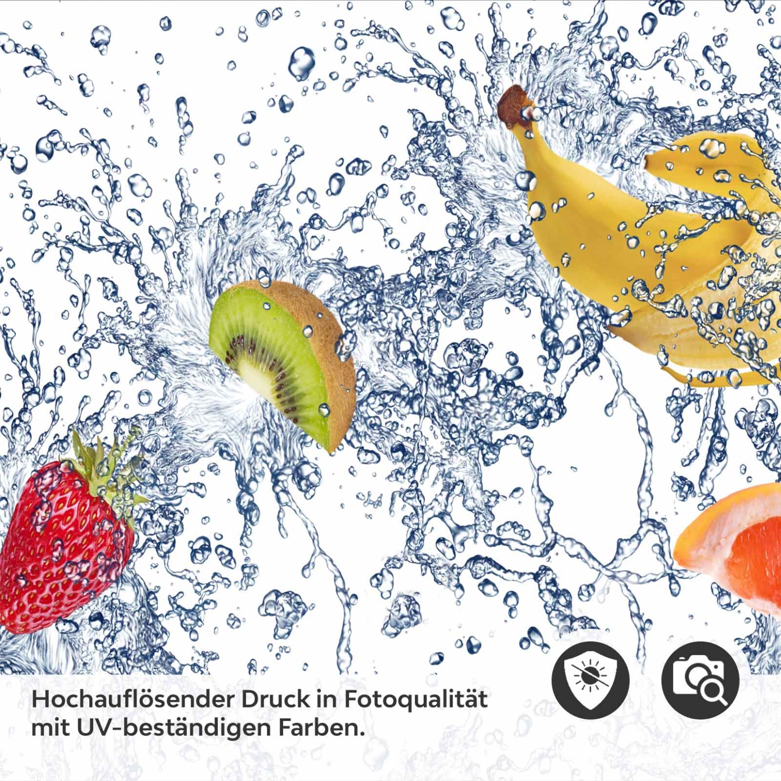 Küchenrückwand Folie Splashy Fruits Detailbild 2