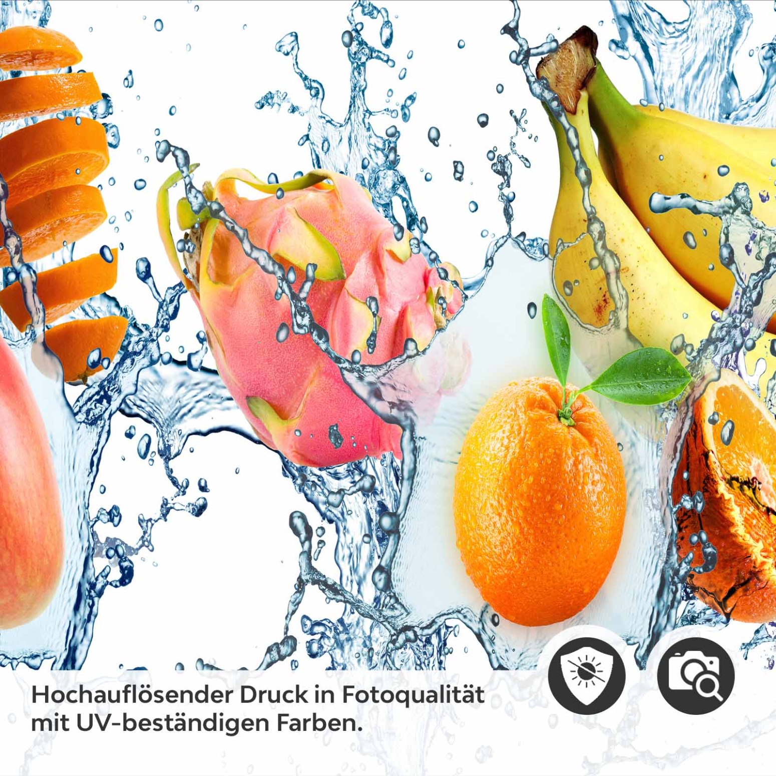 Küchenrückwand Folie Splashy Fruits Detailbild 2
