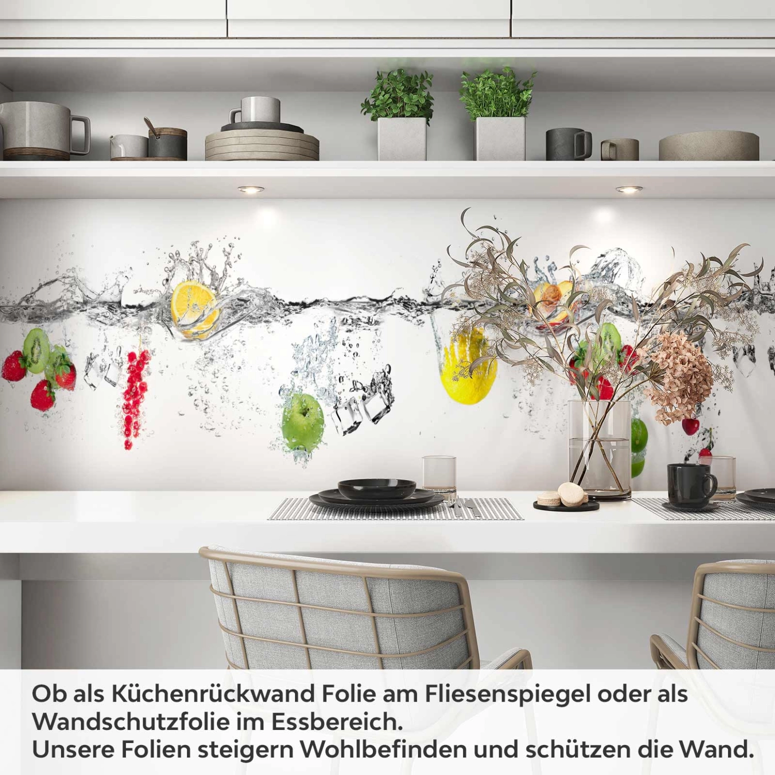 Küchenrückwand Folie Früchte Mix Splash Artikelbild 1