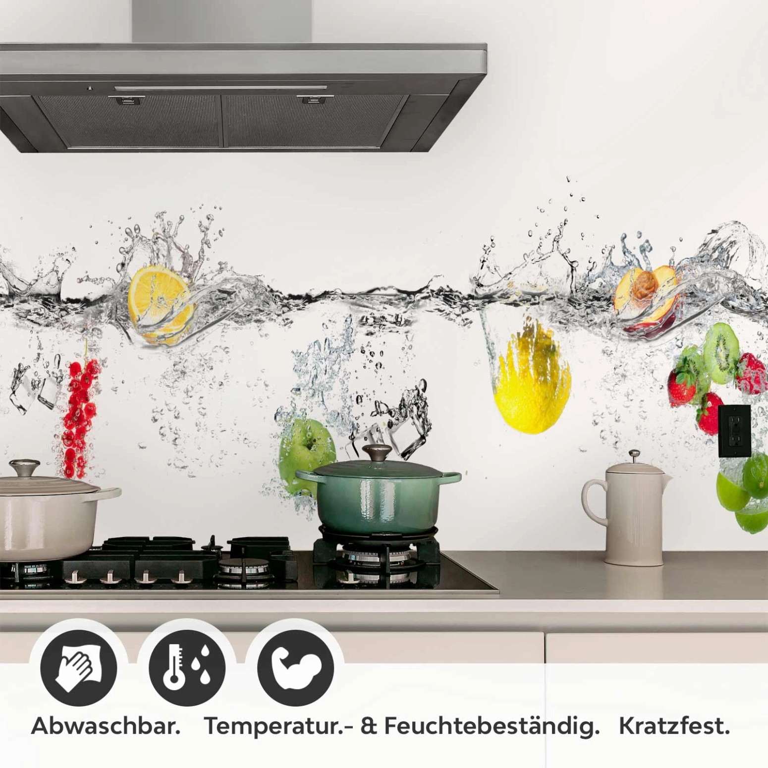 Küchenrückwand Folie Früchte Mix Splash Detailbild 1