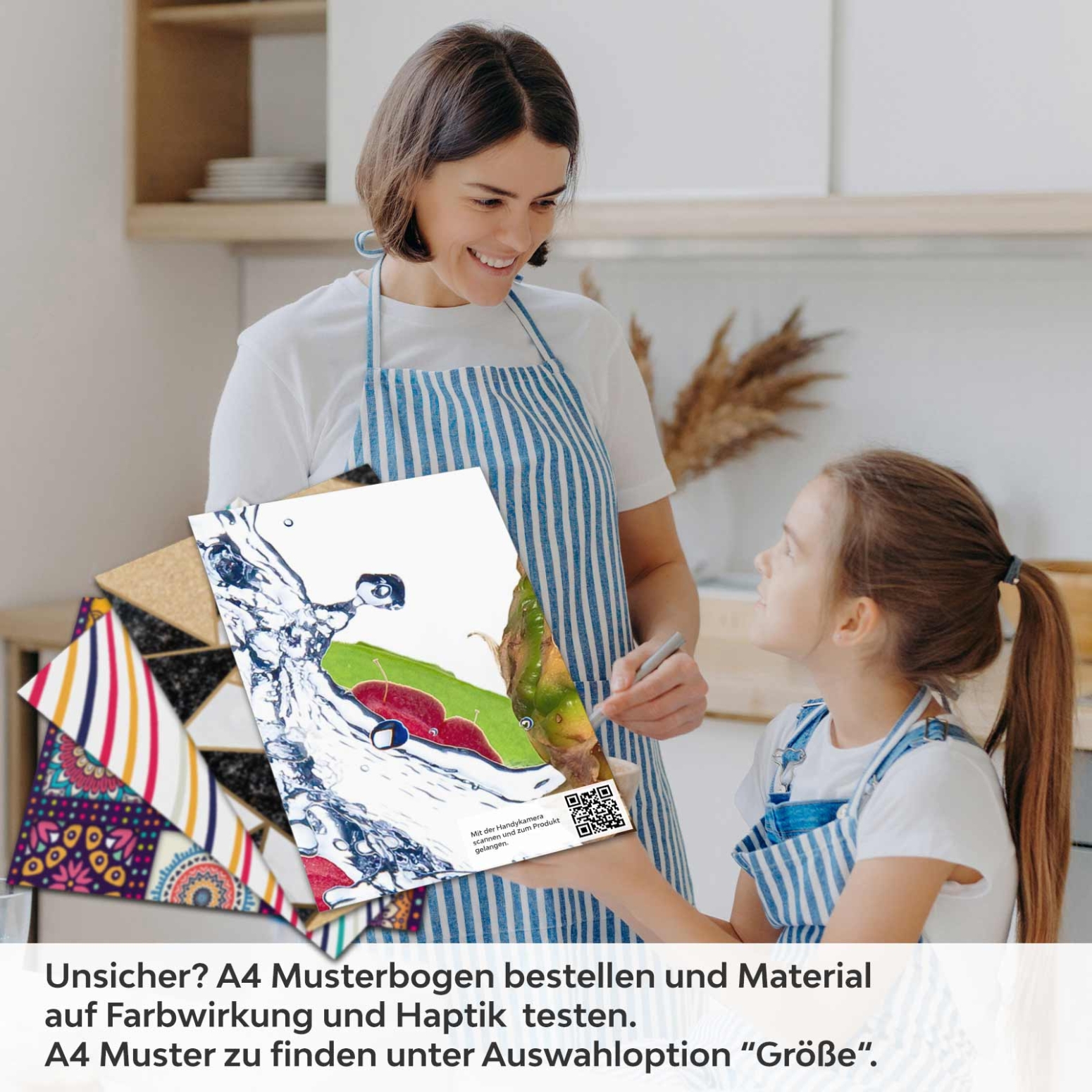 Küchenrückwand Folie fruchtiger Mix A4 Muster