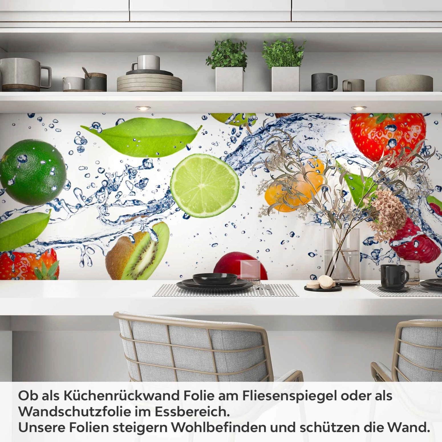 Küchenrückwand Folie fruchtiger Mix Artikelbild 1