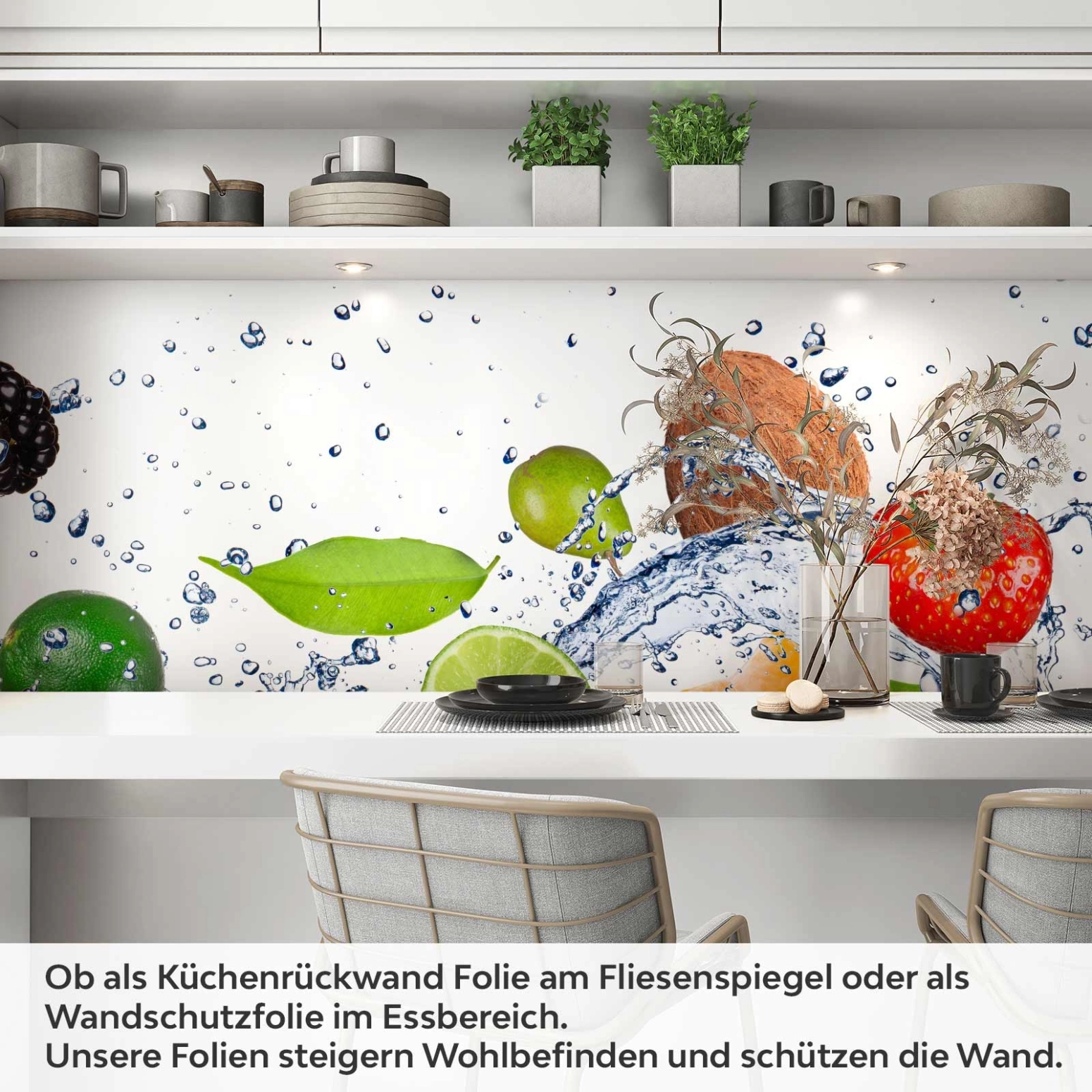 Küchenrückwand Folie Frutal Artikelbild 1