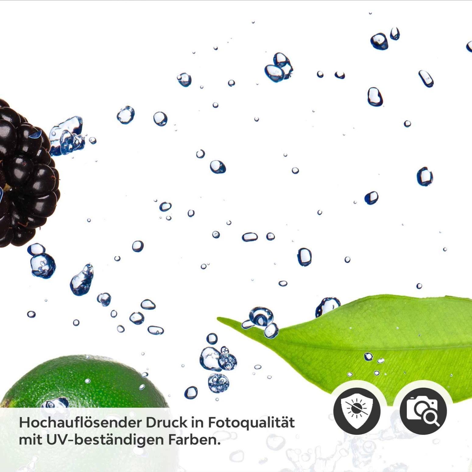 Küchenrückwand Folie Frutal Detailbild 2