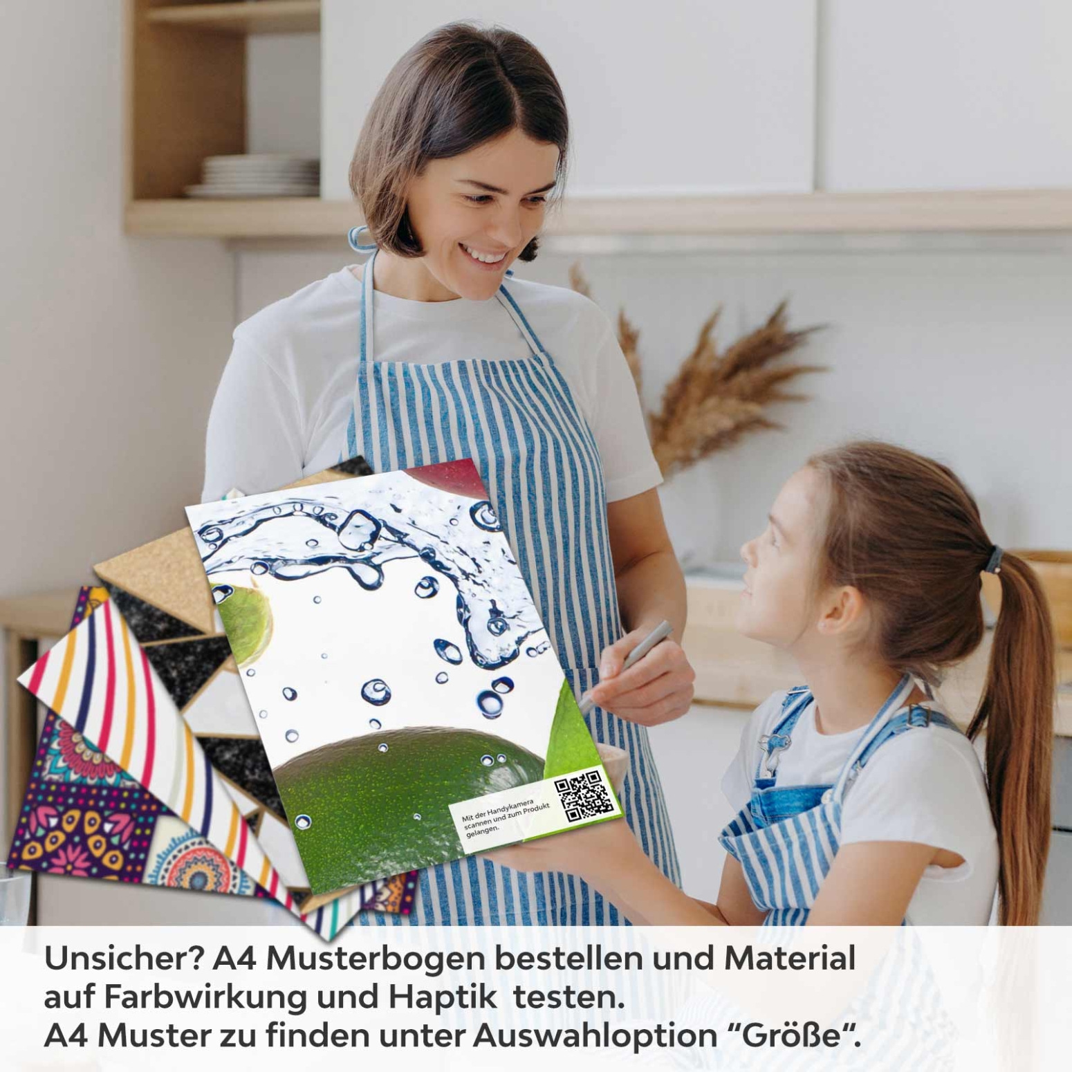 Küchenrückwand Folie Fructus A4 Muster