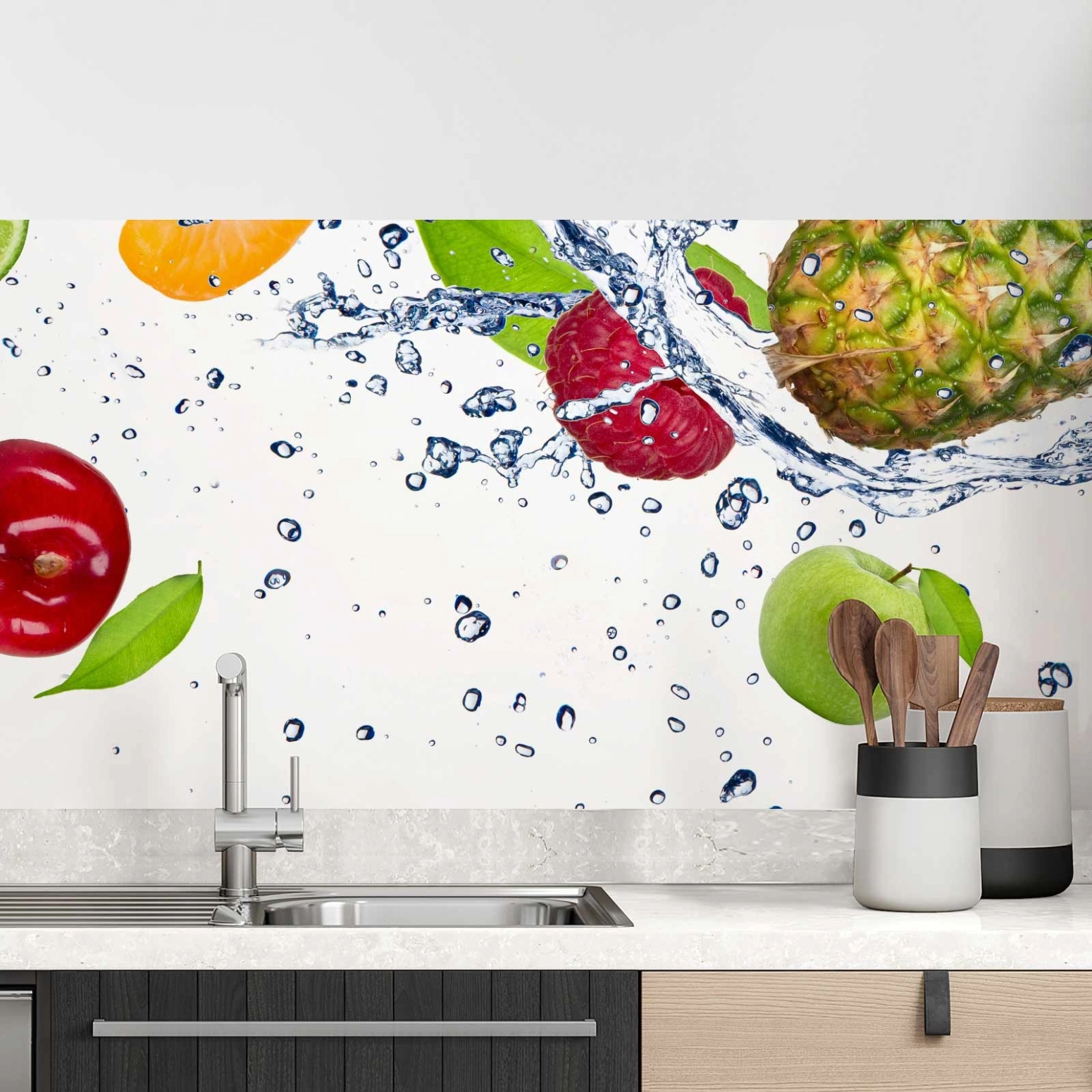 Küchenrückwand Folie exotische Früchte