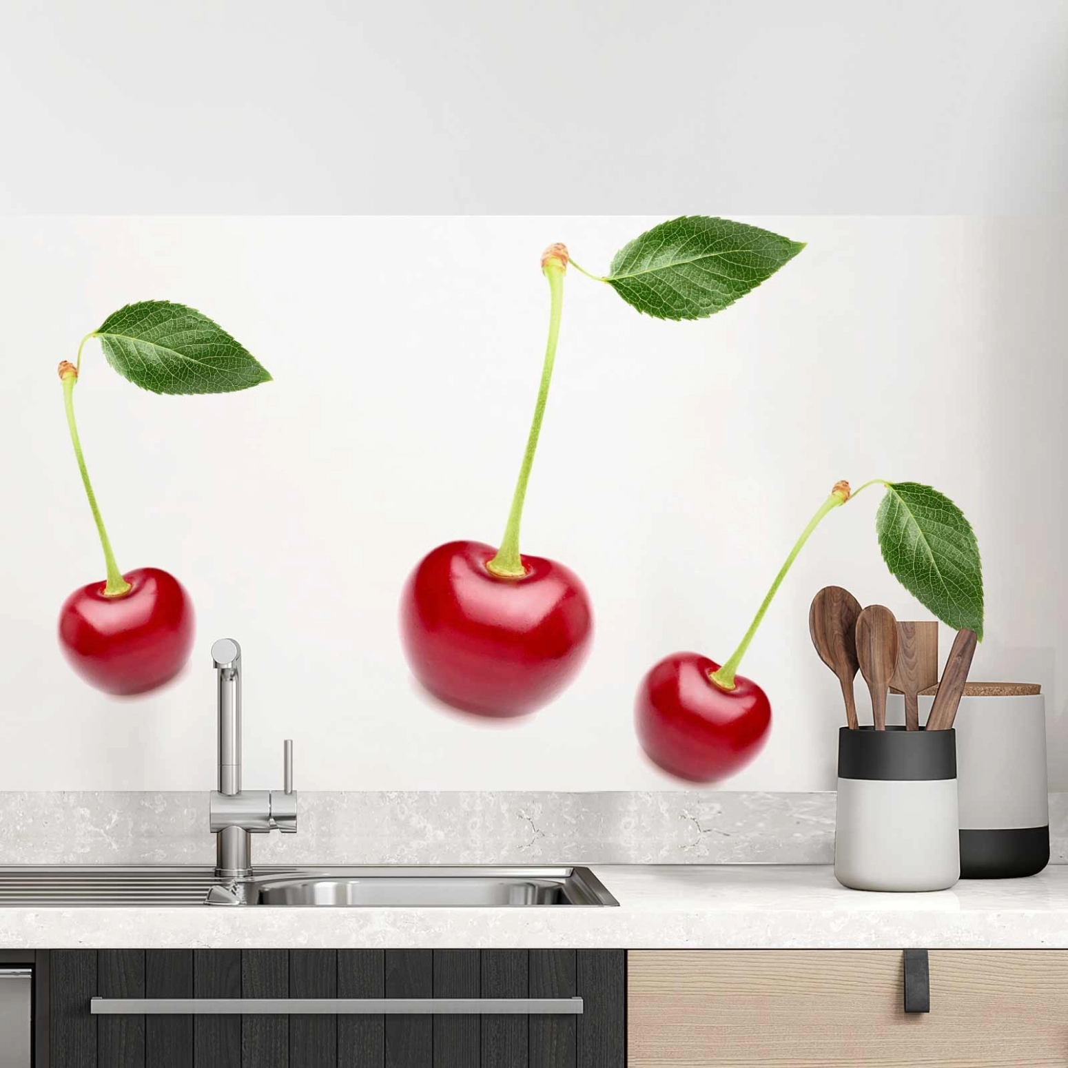 Küchenrückwand Folie Kirschen