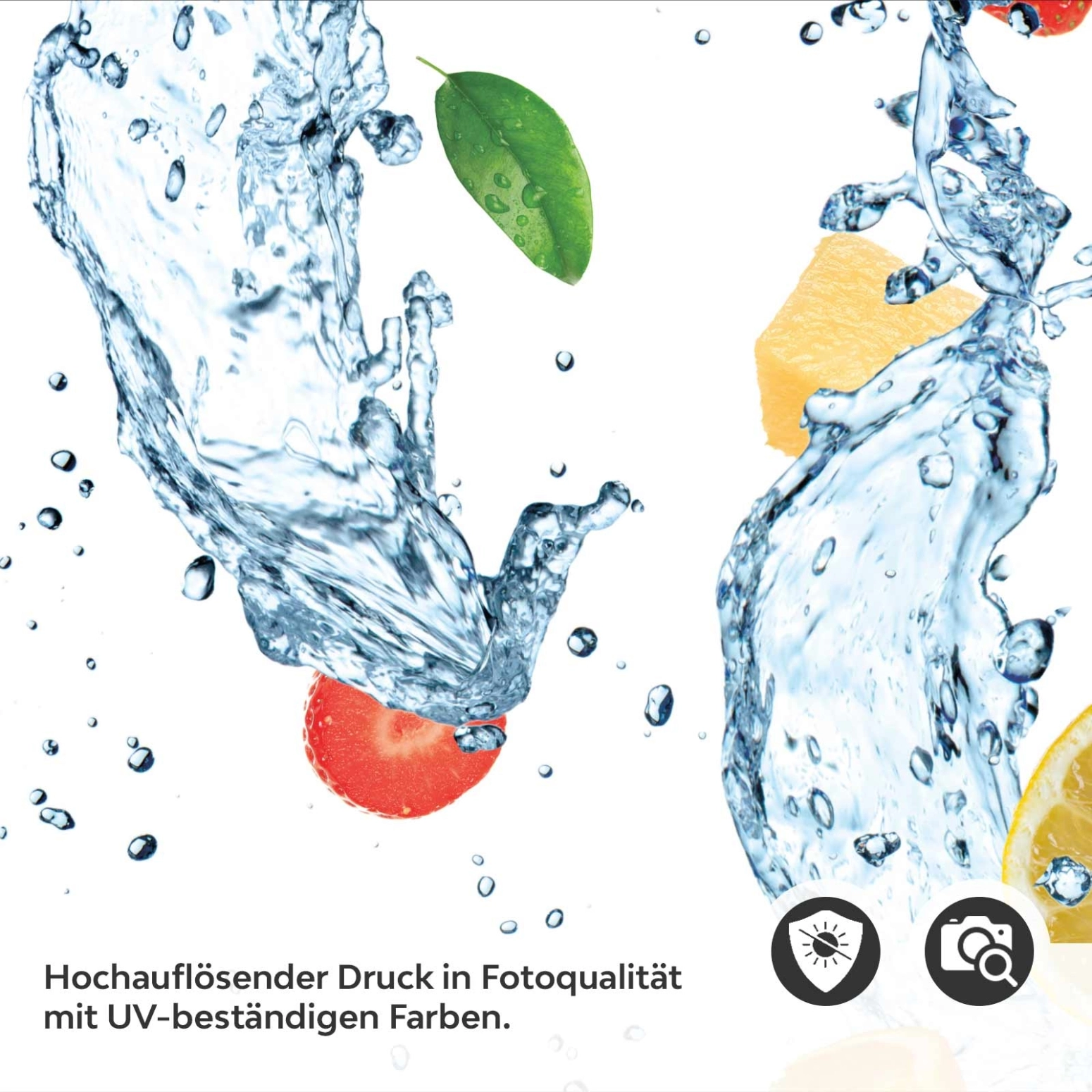 Küchenrückwand Folie Fruchtmix Detailbild 2