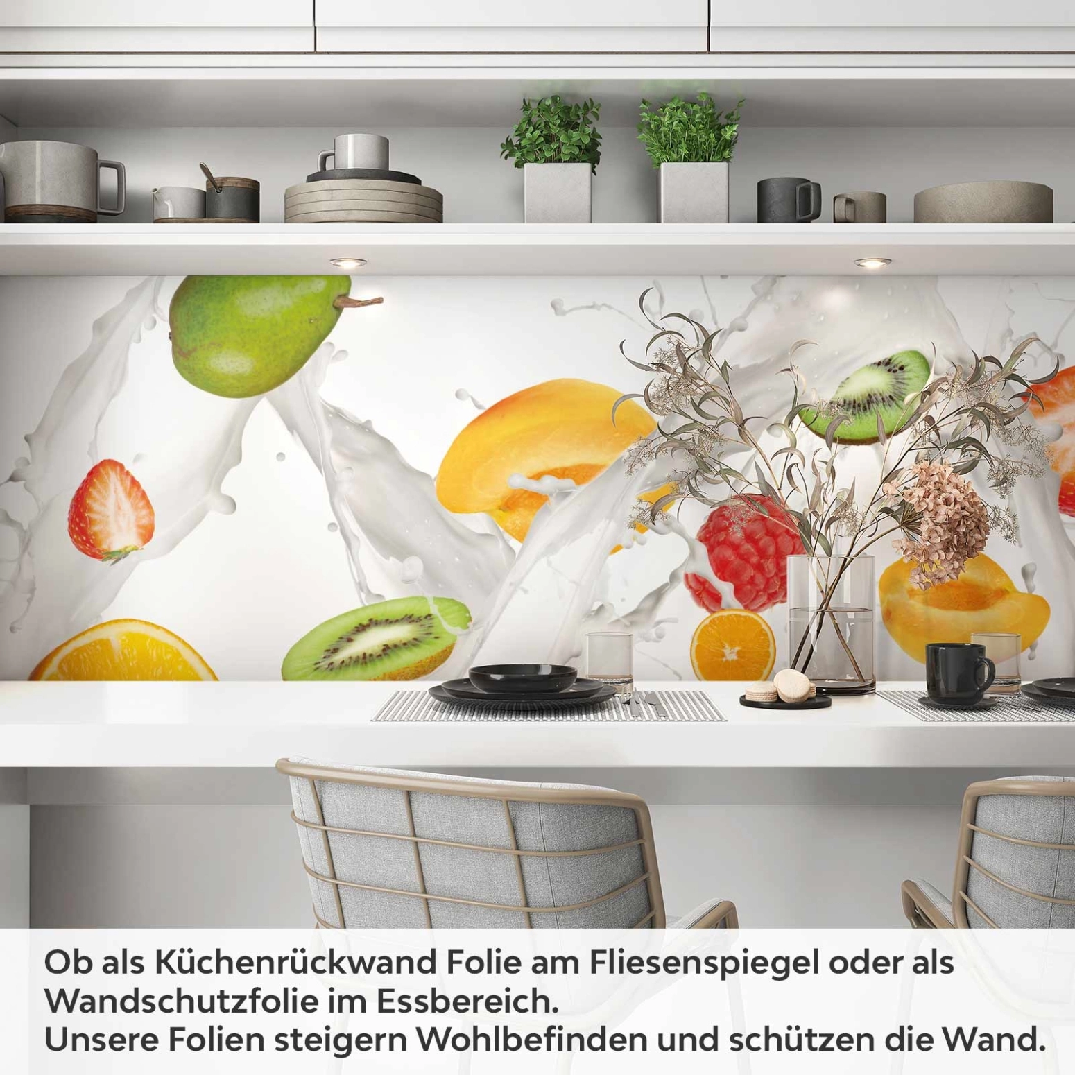 Küchenrückwand Folie Fruchtmix Artikelbild 1