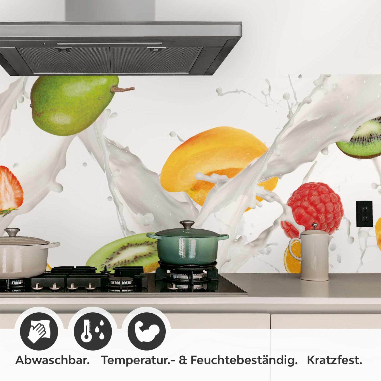 Küchenrückwand Folie Fruchtmix Detailbild 1