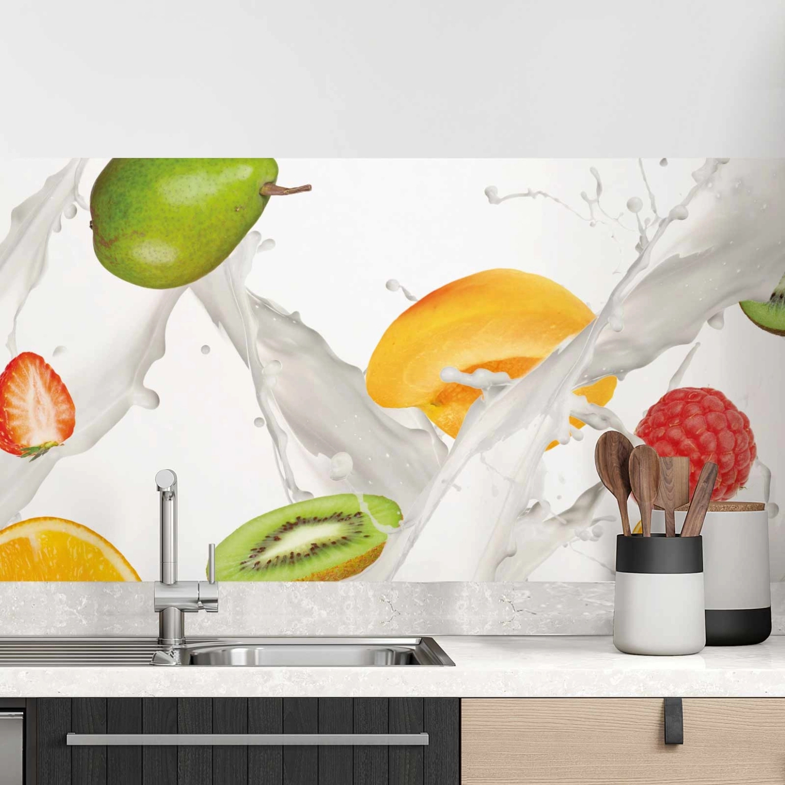 Küchenrückwand Folie Fruchtmix