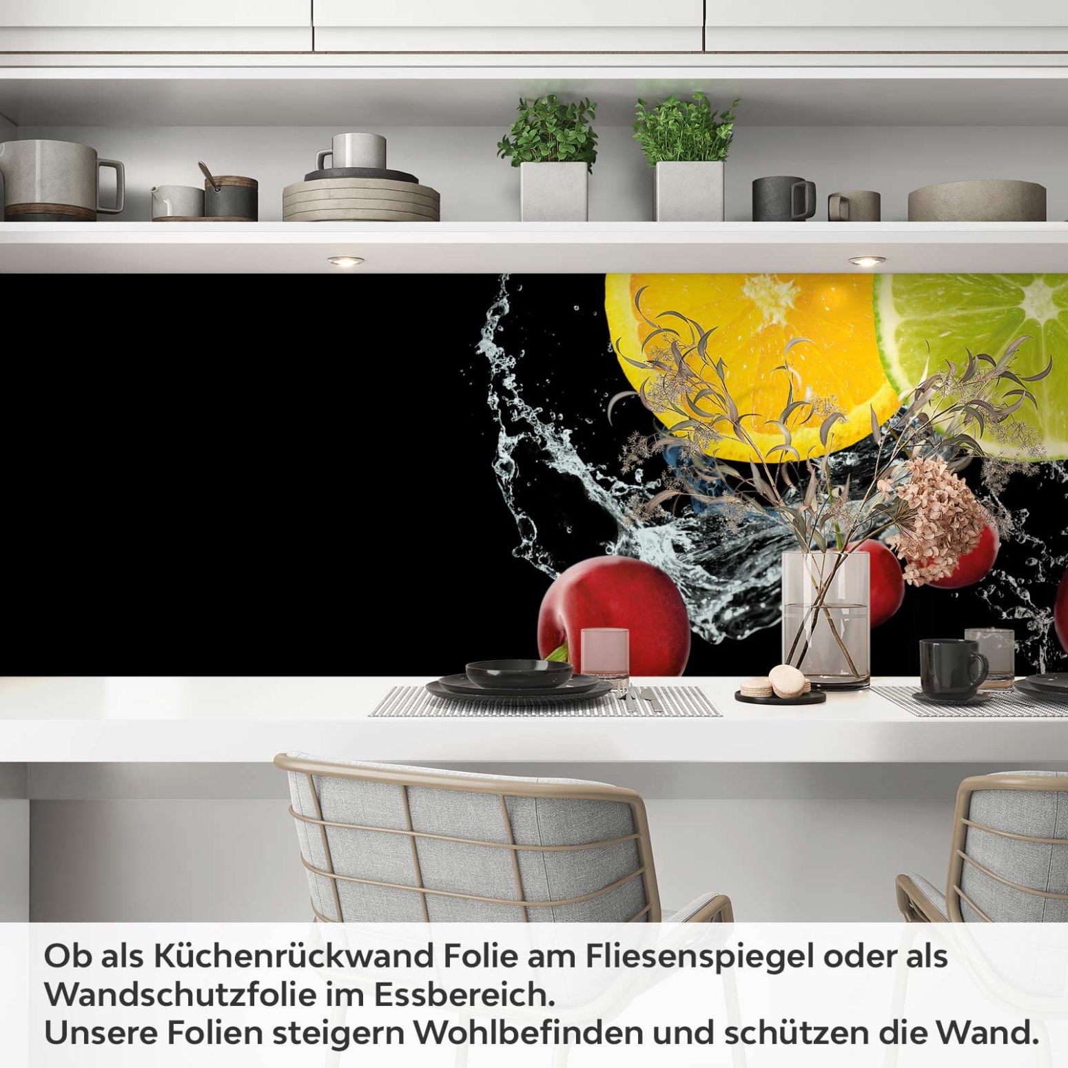 Küchenrückwand Folie Zitrusfrüchte Artikelbild 1
