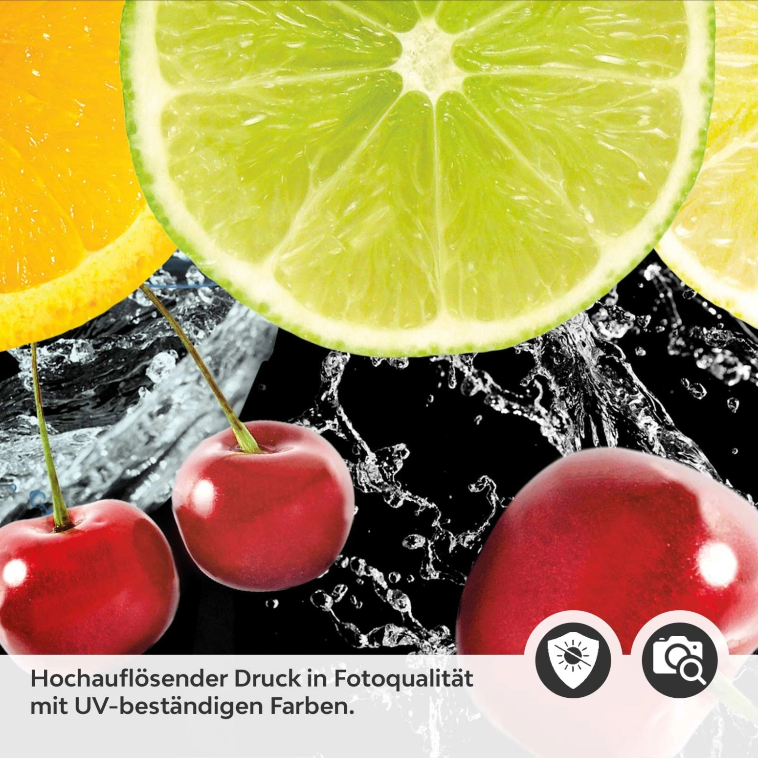 Küchenrückwand Folie Zitrusfrüchte Detailbild 2