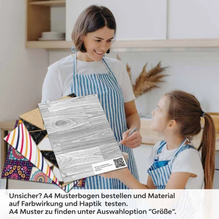 Küchenrückwand Folie Holzdielen Optik A4 Muster