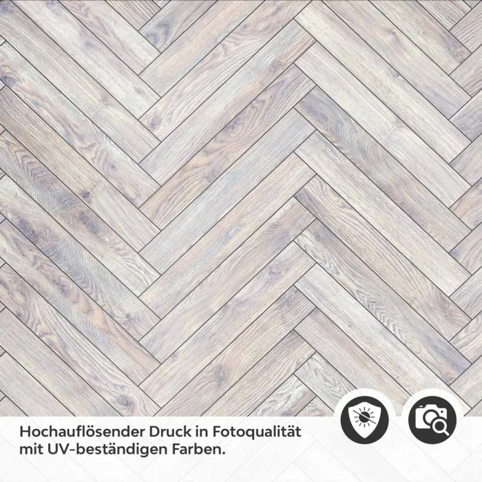 Küchenrückwand Folie Fischgräten Holzoptik Detailbild 2