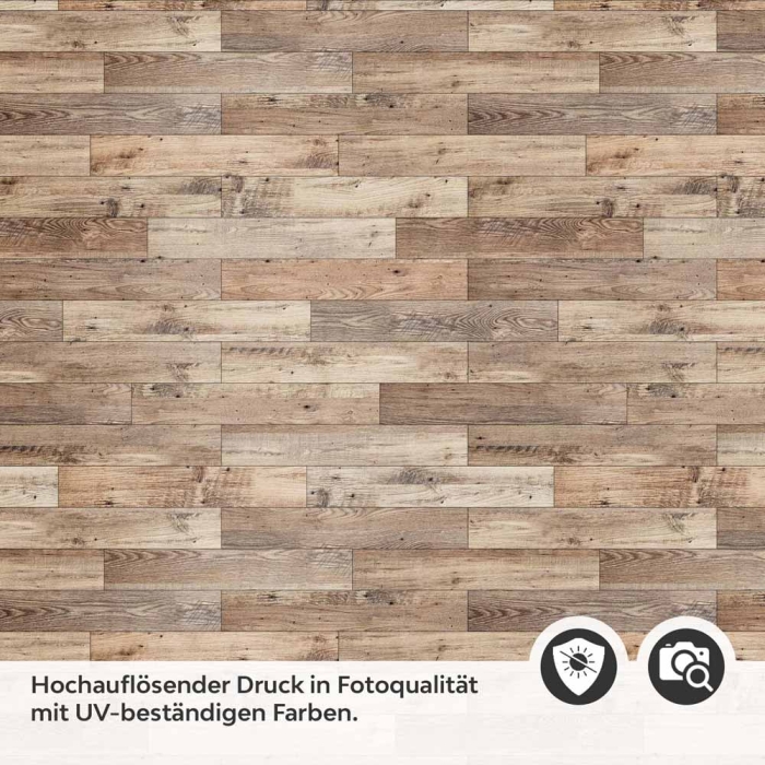 Küchenrückwand Folie rustikale Parkettoptik Detailbild 2