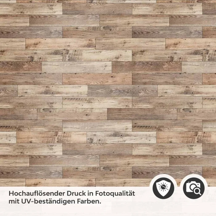 Küchenrückwand Folie rustikale Parkettoptik Detailbild 2