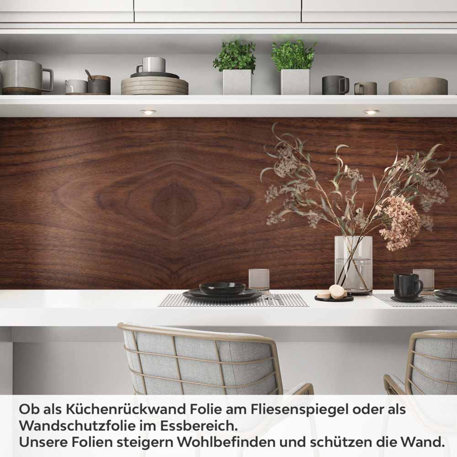 Küchenrückwand Folie Holzstruktur Artikelbild 1