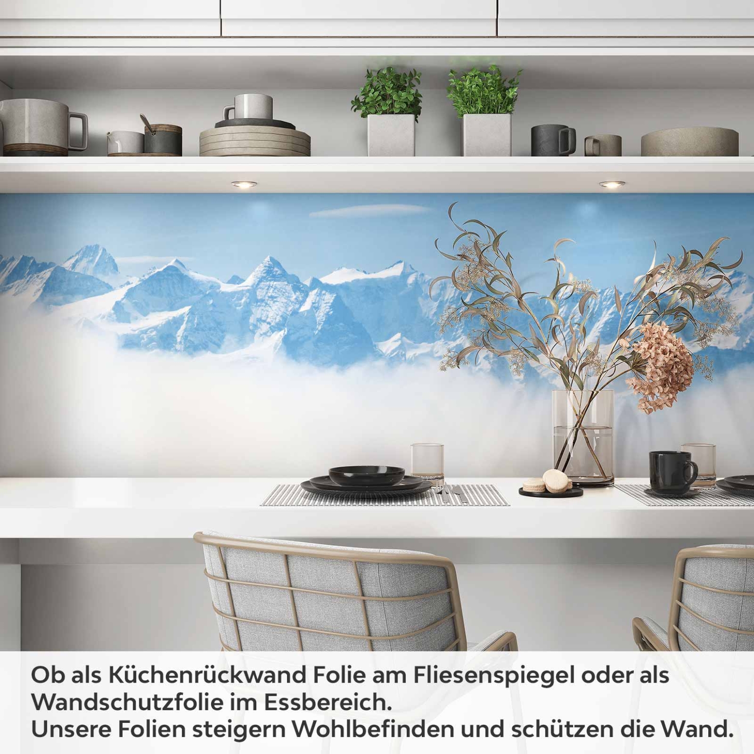 Küchenrückwand Folie Eisberge Artikelbild 1