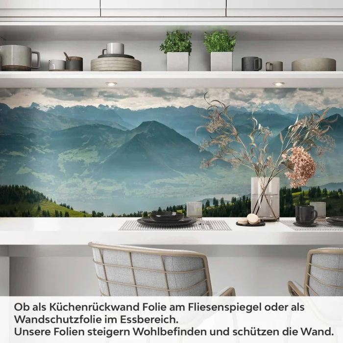 Küchenrückwand Folie Nebel in der Dämmerung Artikelbild 1