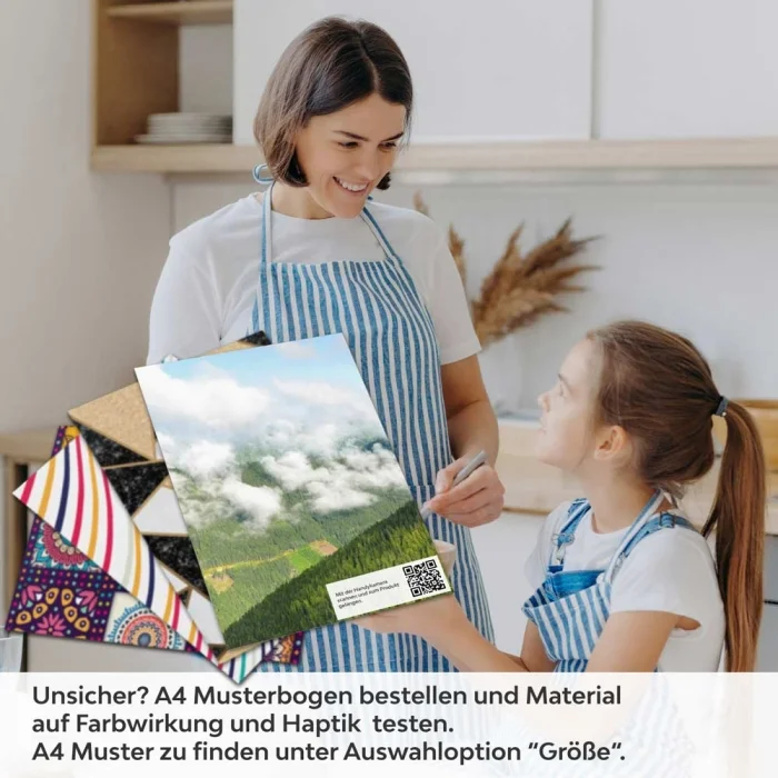 Küchenrückwand Folie – Pfad zur Bergidylle A4 Muster