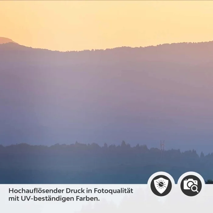 Küchenrückwand Folie Dämmerlandschaft Detailbild 2