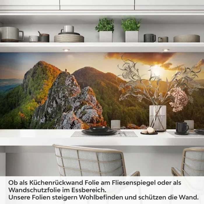 Küchenrückwand Folie slowakische Bergidylle Artikelbild 1