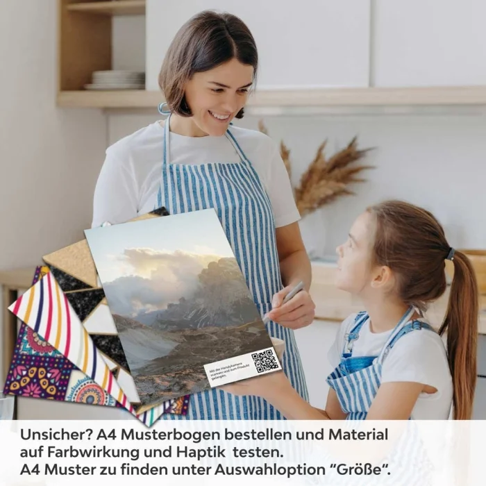Küchenrückwand Folie Landschaft in goldener Stunde A4 Muster