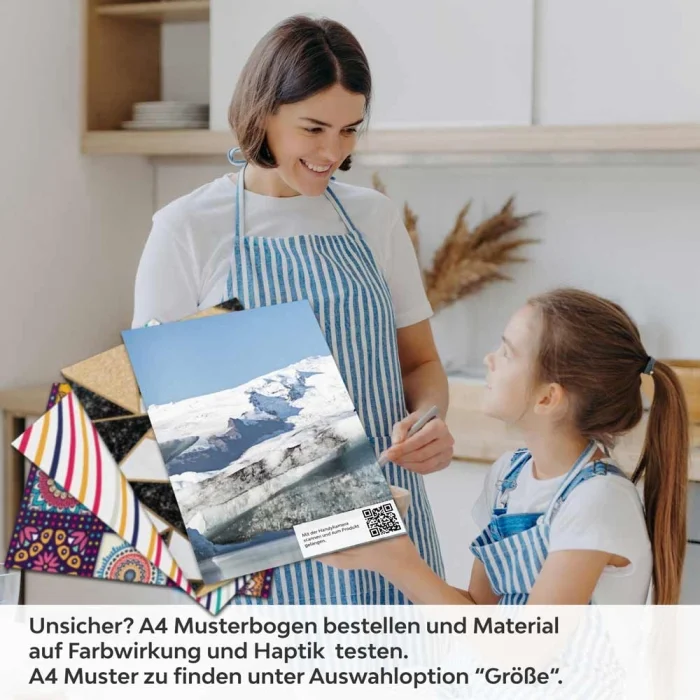 Küchenrückwand Folie Eismeer & Gletscherlandschaft A4 Muster