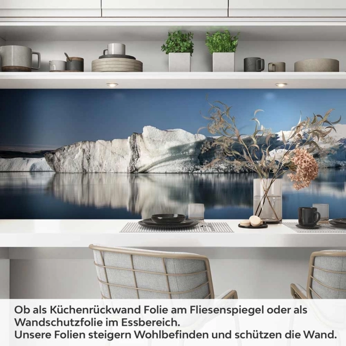 Küchenrückwand Folie Eismeer & Gletscherlandschaft Artikelbild 1