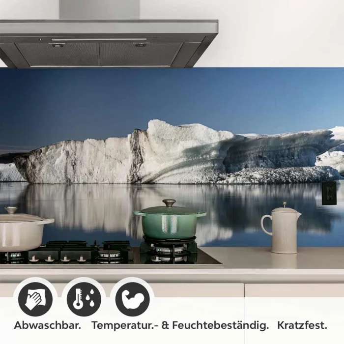 Küchenrückwand Folie Eismeer & Gletscherlandschaft Detailbild 1