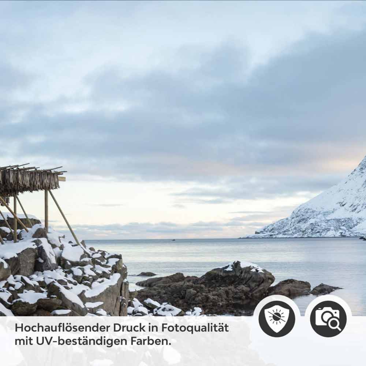 Küchenrückwand Folie Gletscherlandschaft Detailbild 2