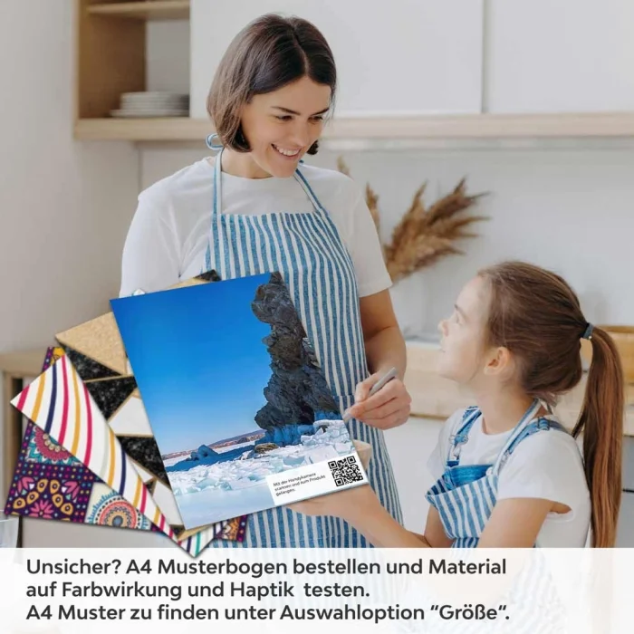Küchenrückwand Folie Eislandschaft A4 Muster