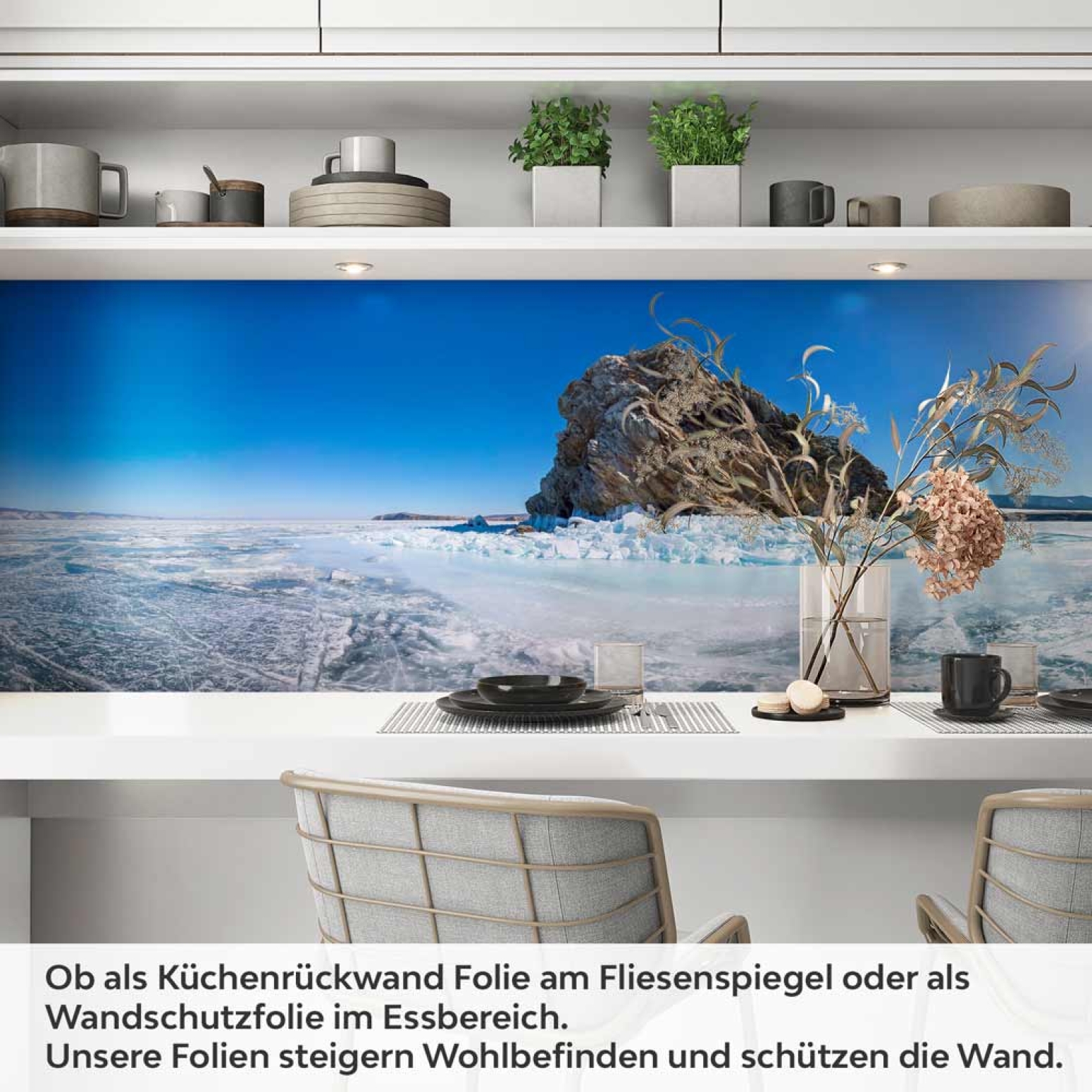 Küchenrückwand Folie Eislandschaft Artikelbild 1