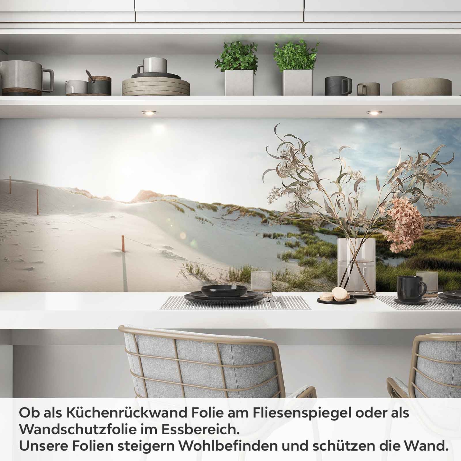 Küchenrückwand Folie Düne Nordsee Artikelbild 1