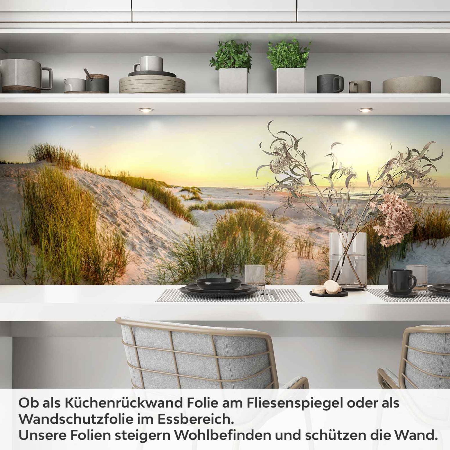Küchenrückwand Folie Dünentraum Artikelbild 1