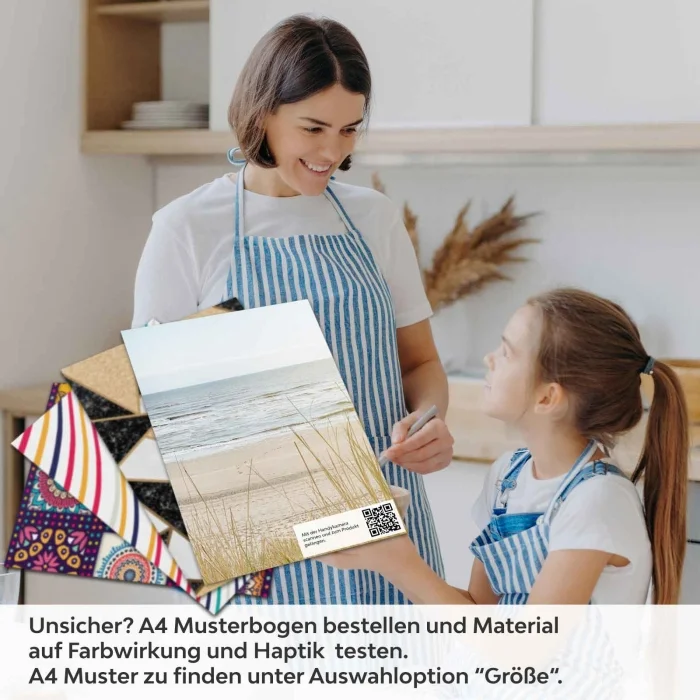 Küchenrückwand Folie Düne Ostsee A4 Muster