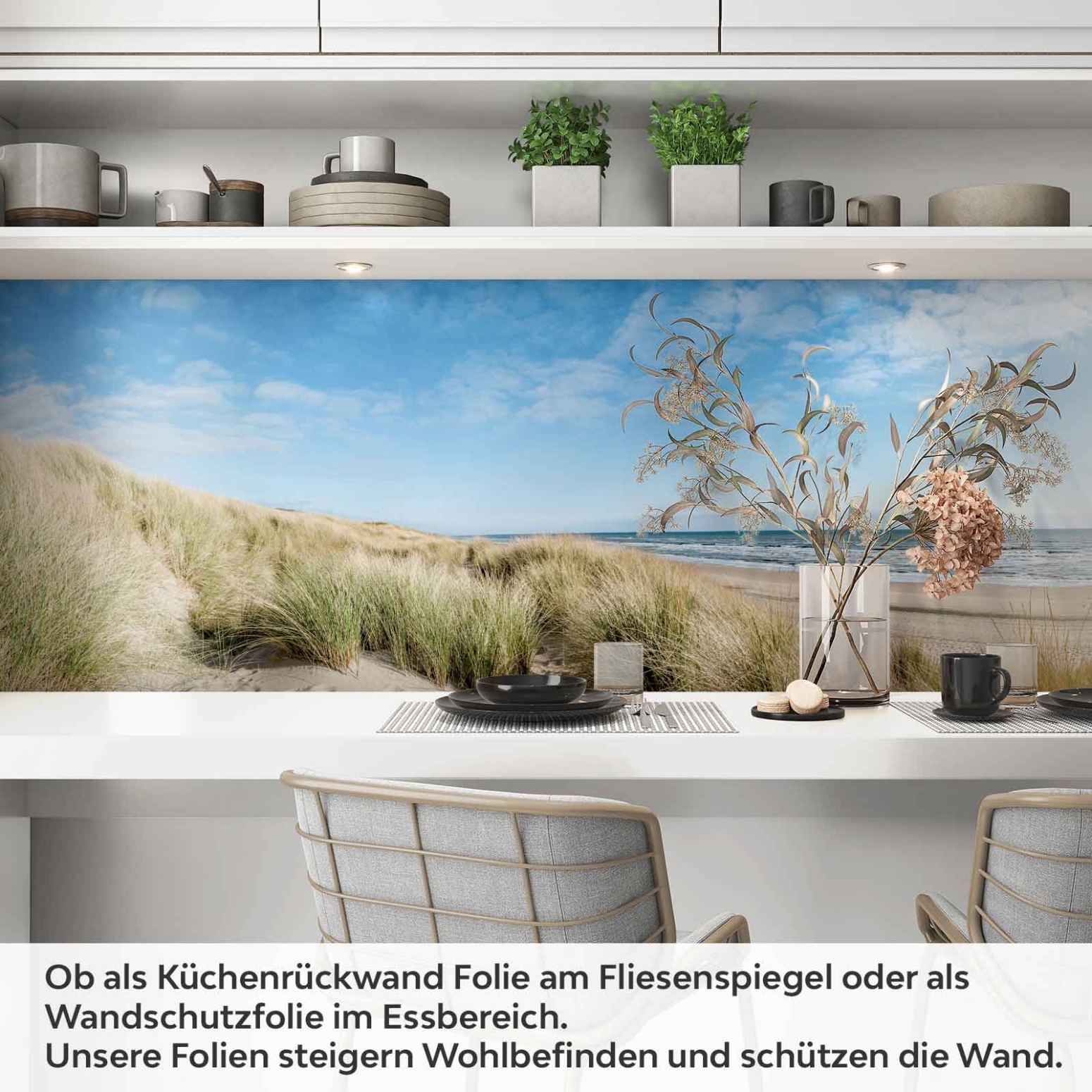 Küchenrückwand Folie Düne Ostsee Artikelbild 1