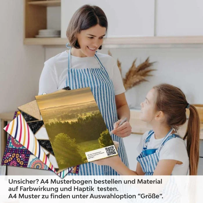 Küchenrückwand Folie Landschaft im Frühling A4 Muster
