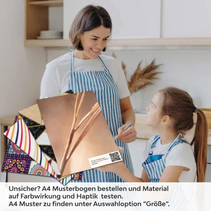 Küchenrückwand Folie Weizenidylle A4 Muster