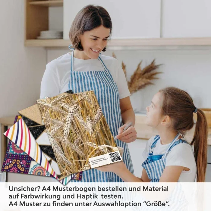 Küchenrückwand Folie Getreidefeld A4 Muster