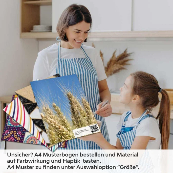 Küchenrückwand Folie Gersten A4 Muster