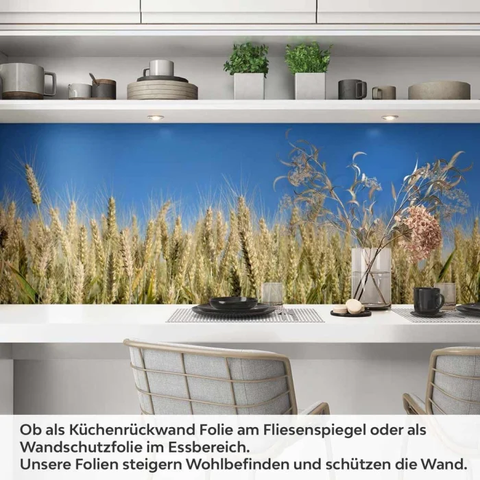 Küchenrückwand Folie Gersten Artikelbild 1