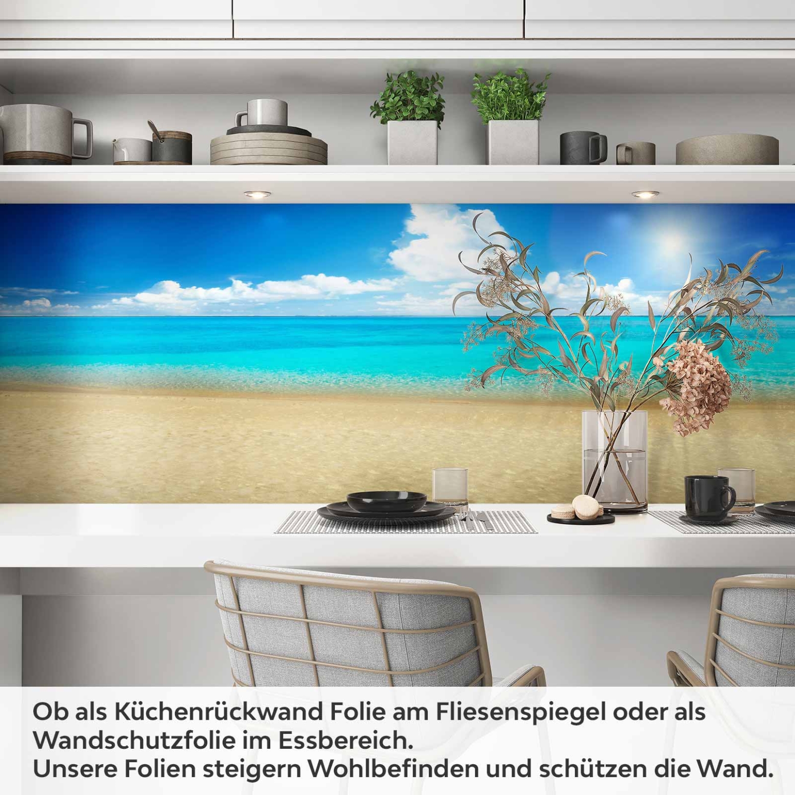 Küchenrückwand Folie Lagune Artikelbild 1