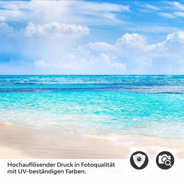Küchenrückwand Folie Strand & Meer in himmlischen Farben Detailbild 2